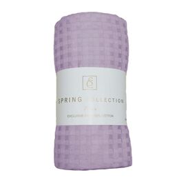 Покрывало вафельное Spring 155*200 см Сиреневый