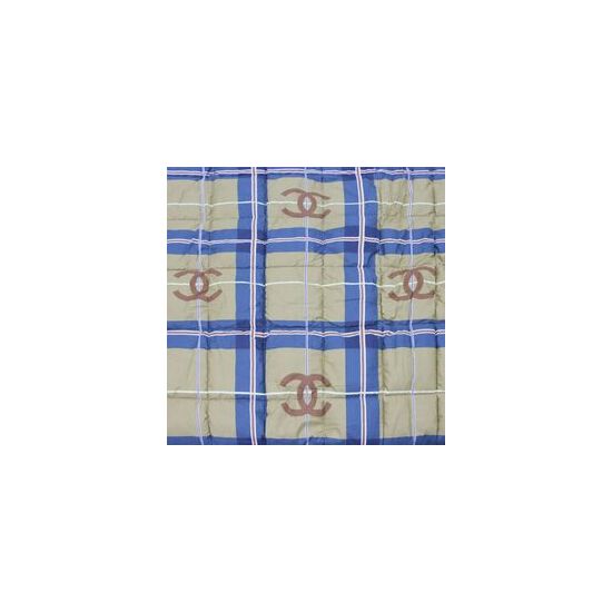 Одеяло_из_верблюжьей_шерсти_клетка_коричневый_и_бирюзовый_Шанель_3