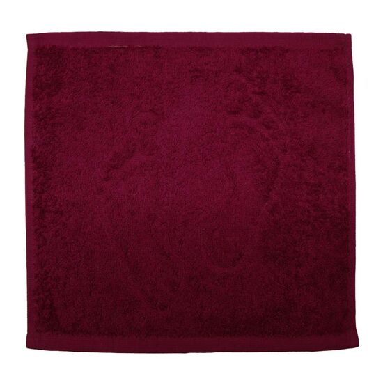 Салфетка махровая Ножки 30*30см Parisa home 430гр/м2 Бордовый