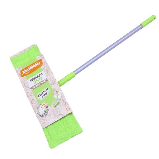 Швабра-флеттер Cotton Line с телескопическим черенком Хозяюшка Мила